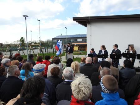 Slovesnost ob pričetku delovanja zdravnika Davorina Kolarića, dr.med., spec. družinske medicine na Razkrižju 45